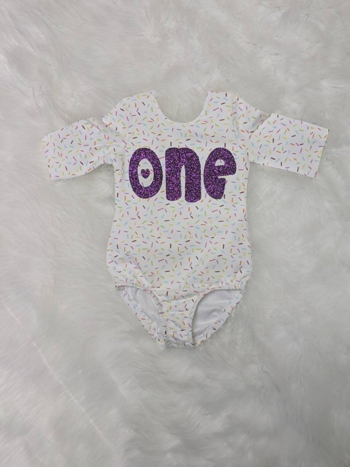 Sprinkles Leotard,Soft + Stretchy Leotard- Multicolor,Cake Smash Outfit,bodysuit,donut birthday,donut baby outfit,cupcake romper