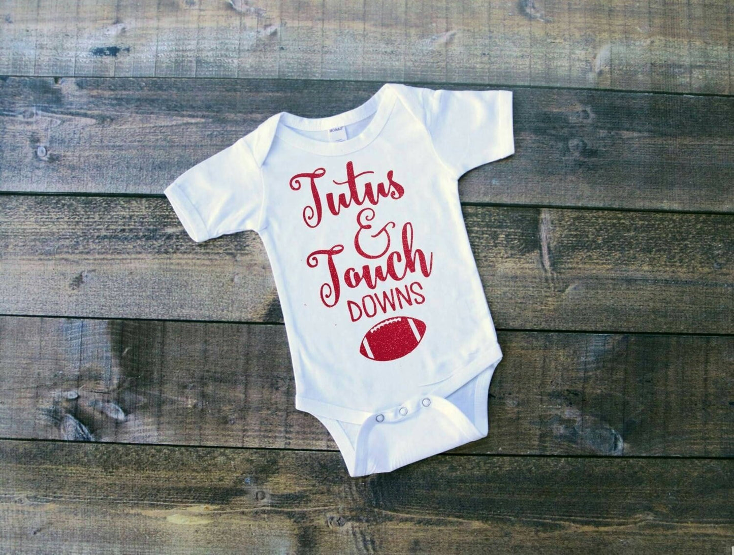 Girls Nebraska Outfit / Tutus & Touchdowns Bodysuit or Tee + Stripe Leg Warmer + Red Sequin Bow,Handmade Outfit,Home,