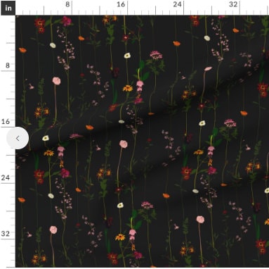 Goth Baby Blanket + Matching Headband or Hat,Vertical Floral Springs Charcoal,Emo Baby Stuff,Grunge,Gray Floral Botanicals