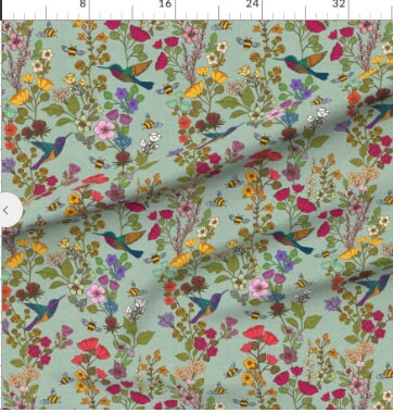 Butterfly Baby Blanket,Hummingbird Floral Swaddle + Hat or Band,Chinoiserie flower garden,Botanicals,Pollinators,Nature Baby Blanket,