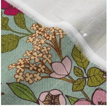 Butterfly Baby Blanket,Hummingbird Floral Swaddle + Hat or Band,Chinoiserie flower garden,Botanicals,Pollinators,Nature Baby Blanket,