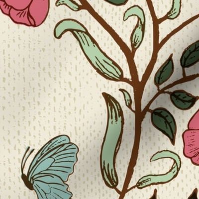 Goth Baby Stuff,Secret Skull Roses + Butterfly Swaddle Blanket + Headband or Hat,Dark Moody Nursery,Emo Baby,Spooky Clothing,Whimsigoth