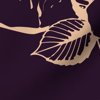 Goth Baby Clothing,Roses Skull Swaddle + Headband or Hat, Peach on Eggplant,Day of the Dead,Pastel Goth Clothing,Spooky baby gift