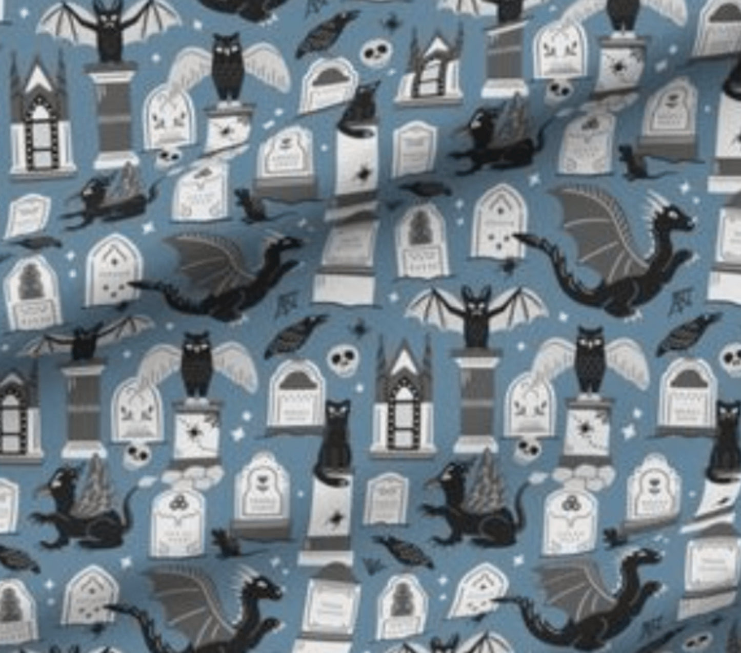 Dragon Baby Swaddle + Hat or Band,WhimsiGoth Baby Stuff,Fantasy Nursery,Gryphon Cat Goth Baby,Blue Slate Soft & Stretch,Bats,