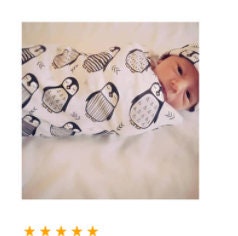 Space Baby Swaddle Set - Outer Space Themed Blanket  HeadbandHat - Sleeping Rabbits or Cute Planets Designs