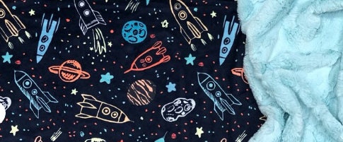 Minky Baby Blanket,Pick your print & color,Toddler Blanket,Nursery Throw,Goth Baby,Witchy  Stuff,Outer Space,Mushroom,Scandi