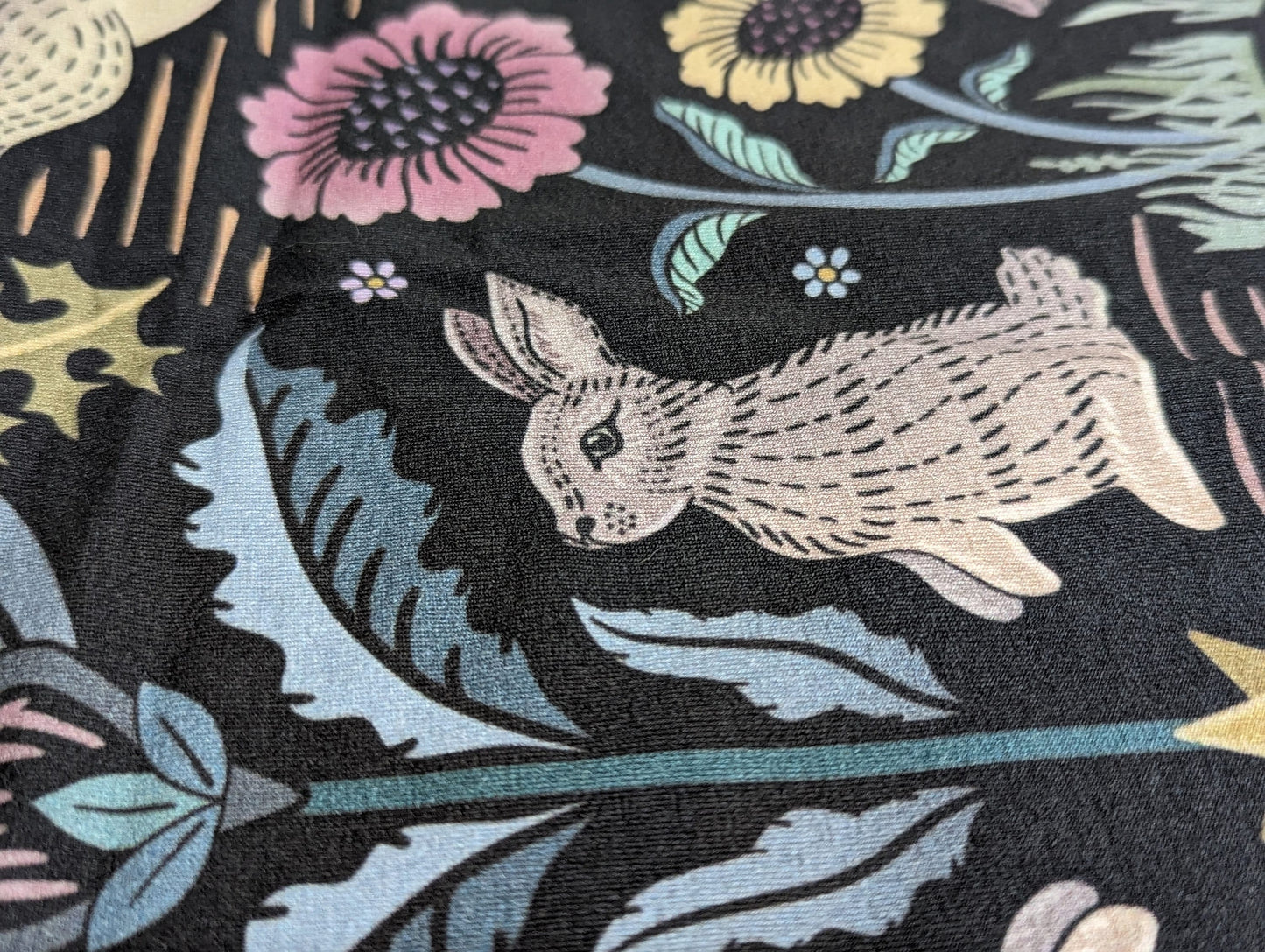 Woodland Swaddle Set - Rabbit Blanket Mushroom Wrap Witchy Cottagecore Accessories